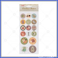 Etichette Adesive in carta con stampa metallizzata stickers Wiler STK192021
