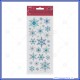 Etichette Adesive in PVC con brillantini motivo Fiocchi di Neve Wiler STK167010