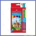 Pastelli Colorati Eco astuccio da 12 + 3 matite bicolor Faber Castell 110312
