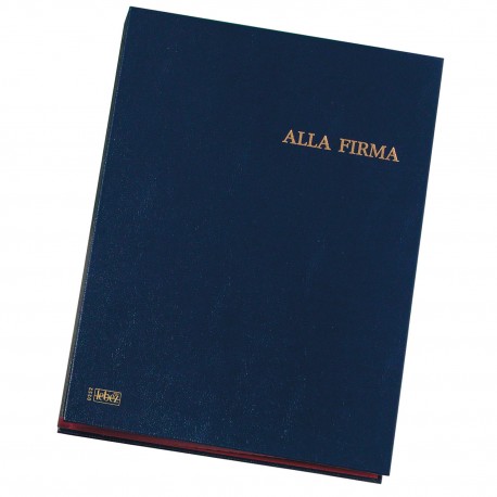Libro Alla Firma in Dermoide Formato 24x34 - Dorso a Soffietto - 0252
