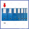 Scatola Portaprogetti blu dorso cm.18 con chiusura a bottone - Gruppo Buffetti Ergo 1788T1812