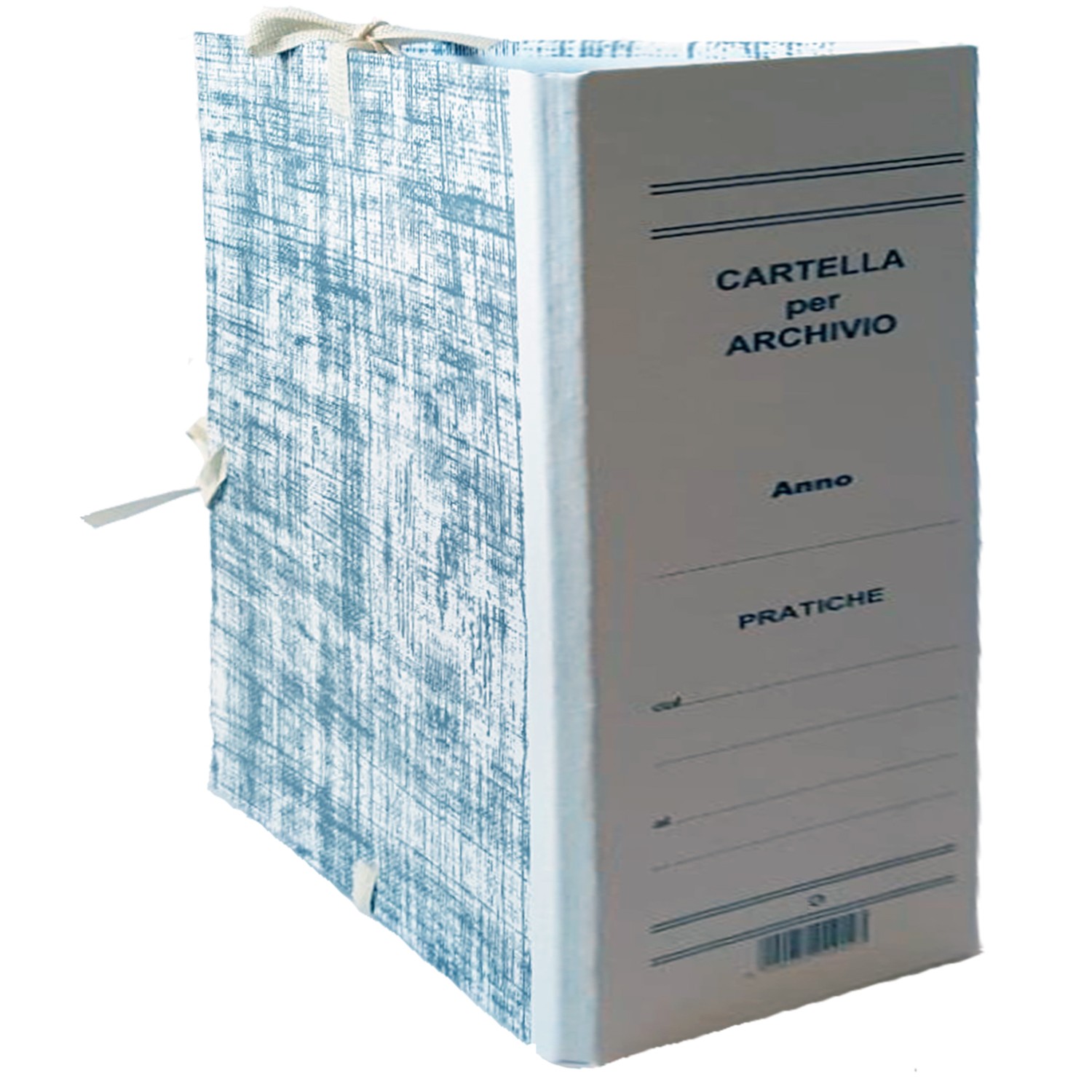 Cartella Archivio con Legacci Realizzata in Cartone Rivestito Dorso