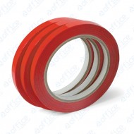 Nastro adesivo mm.9 per sigilla sacchetti colore rosso confezione 16 pezzi - Lebez 123-R 