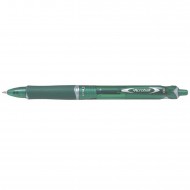  Penna Cancellabile Acroball Plastic Brgreen Punta 1mm Confezione 10 Penne Colore Verde