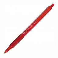 Penna Bic Soft Feel Clic Grip Rosso punta media 1,0mm - Bic 837399