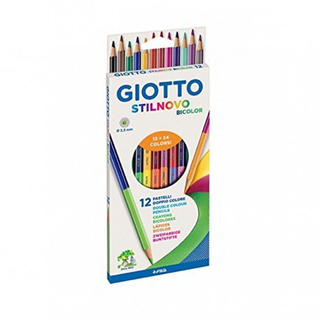 Pastelli Stilnovo Bicolor Astuccio da 12 - Giotto Fila 256900