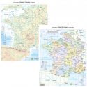 Cartina Francia Politico-Fisico - Belletti BS29P