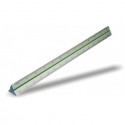 Scalimetro Triangolare Scale 1:500-1:2500 in Alluminio 30 cm - Wiler TS303HT