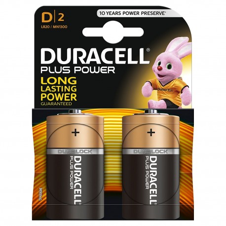 Duracell Plus Power Batterie Alcaline Stilo AA Confezione da 4 - Duracell MN1500