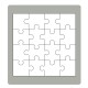 Fustelle Alte in acciaio puzzle quadrato - Wiler SRD017