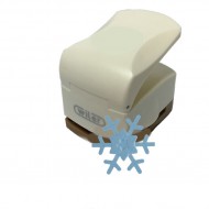 Fustella con effetto rilievo 32mm fiocco di neve - Wiler CPE303