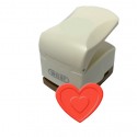 Fustella con effetto rilievo 32mm sagoma cuore - Wiler CPE304