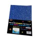 Carta Glitter Blu Autoadesiva 10 Fogli 210g - Wiler GLP10AC05
