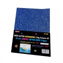 Carta Glitter Blu Autoadesiva 10 Fogli 210g formato A4 Wiler GLP10AC05