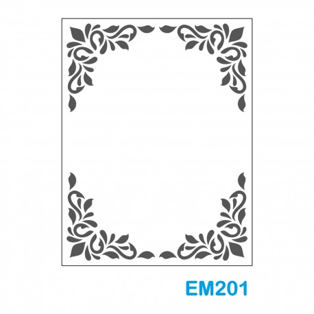 Cartella effetto rilievo 2D Forma Cornice decorativa - Wiler EM201
