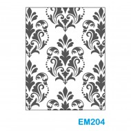 Cartella effetto rilievo 2D Forma Decoro floreale - Wiler EM204
