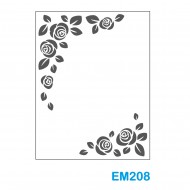 Cartella effetto rilievo 2D Forma Rose - Wiler EM208