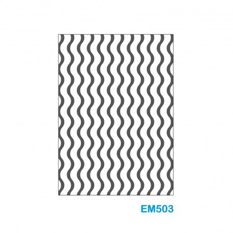 Cartella effetto rilievo 2D Forma Onde - Wiler EM503