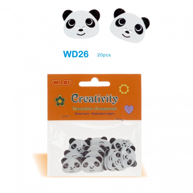 Accessori Creativity in Legno Panda - Wiler WD26