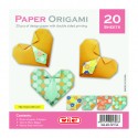Carta per Origami 150X150mm 80 gsm Stampata doppio lato - Wiler OP15A