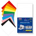 Carta colorata 160g 75x145mm 100 fogli 10 colori per fustellatrici rosa80 / viola80 - Wiler CP160A75
