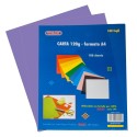 Carta Colorata Viola 120g Formato A4 100 fogli - Wiler CP120C10