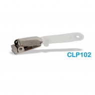 Clip in metallo per portanomi 100 pezzi - Wiler CLP102