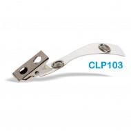 Clip in metallo per portanomi 100 pezzi - Wiler CLP103