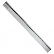 RIga in Alluminio 50cm con gomma antiscivolo - Wiler R50HT