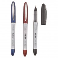 Penna Roller con Cappuccio - Inchiostro Liquido Blu - Punta Fine - RT50B - Conf. 12 penne.